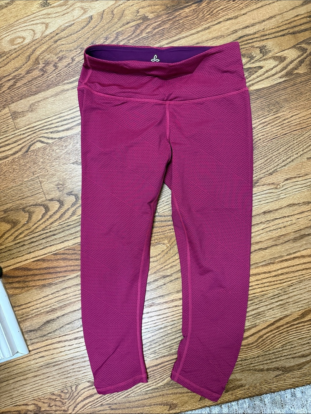 Prana Womens Crop Leggings - Raspberry
